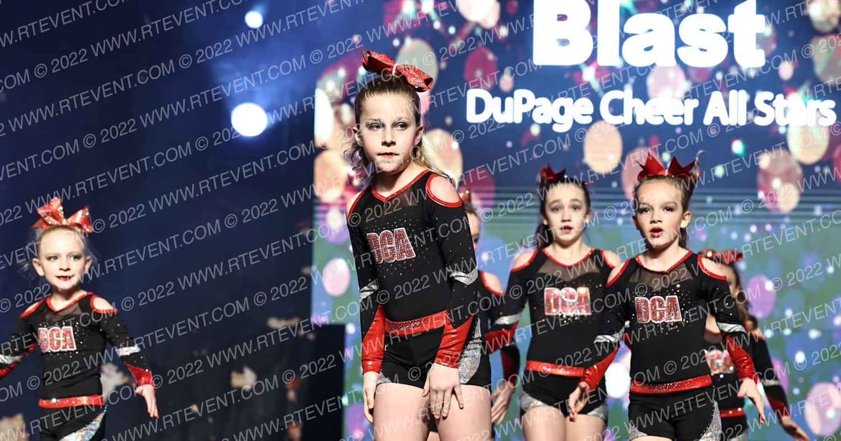 DuPage Cheer All Stars Blast · Gold Rush Chicago