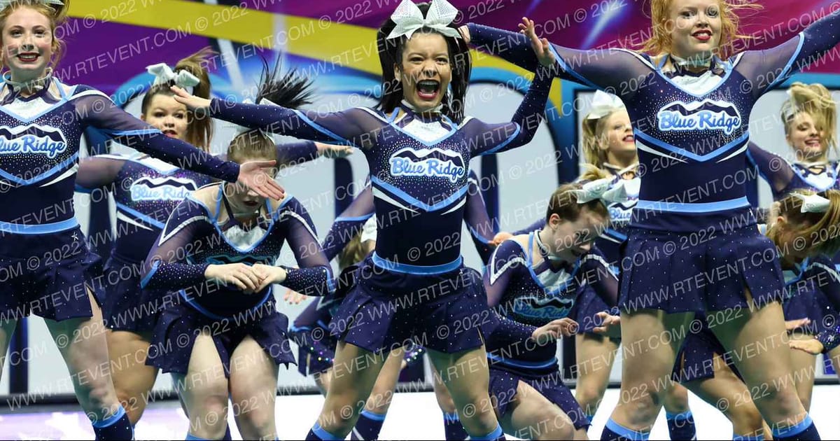 Blue Ridge Cheer Company Deja Blue · CHEERSPORT Charlotte