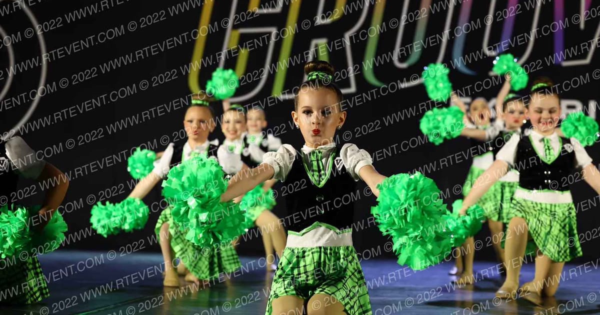 Rainbow Dance Academy TINY ELITE POM · The Groove Dance Grand Nationals