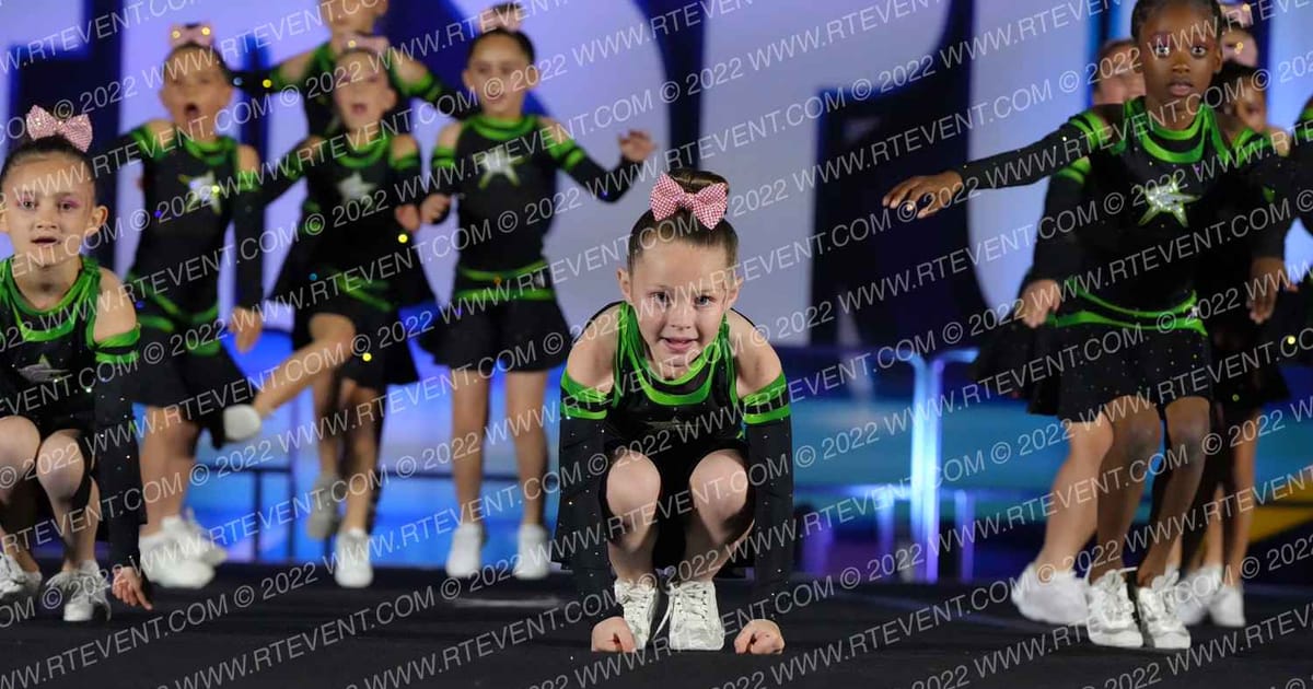 CheerForce San Diego Tiny Turbulence · Cheer Sport Classic