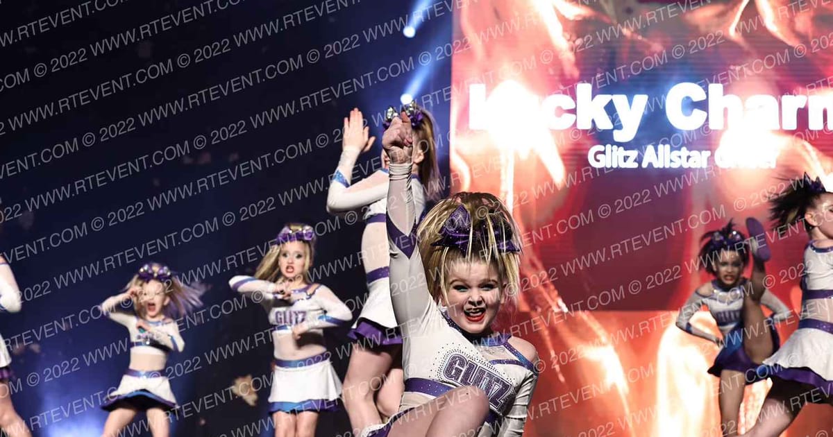 Glitz Allstar Cheer Lucky Charms · Gold Rush Chicago