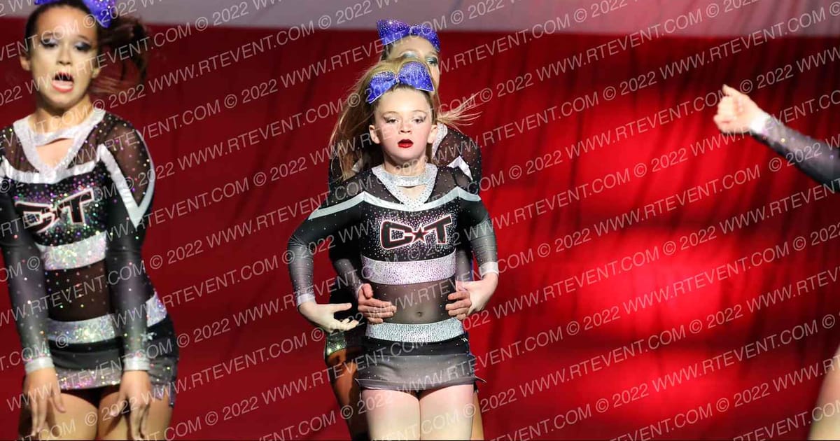 Cheer Town USA BLUE FLAMES · ACP Texas State Showdown