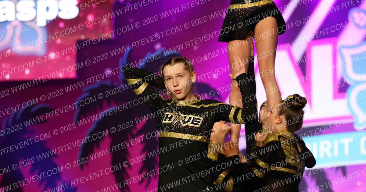 The Hive Cheer Wicked Wasps · Aloha Grand Nationals