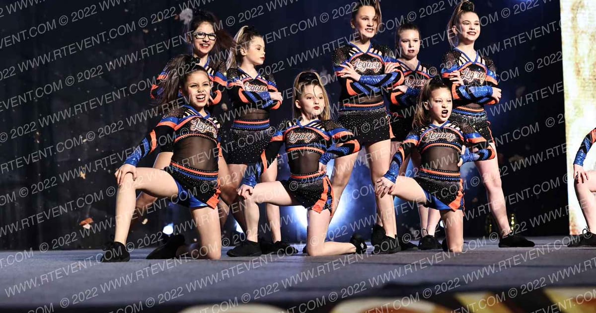 Legacy Elite Cheer Youth Regulators · Gold Rush Chicago