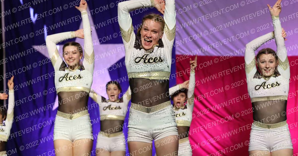 Texas Aces Tumbling and Cheer Snake Eyes · ACP Texas State Showdown