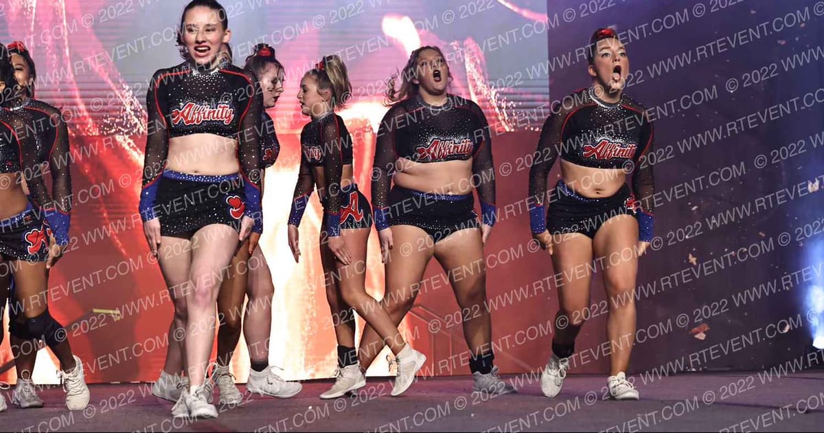 Affinity Cheer Devotion · Gold Rush Chicago