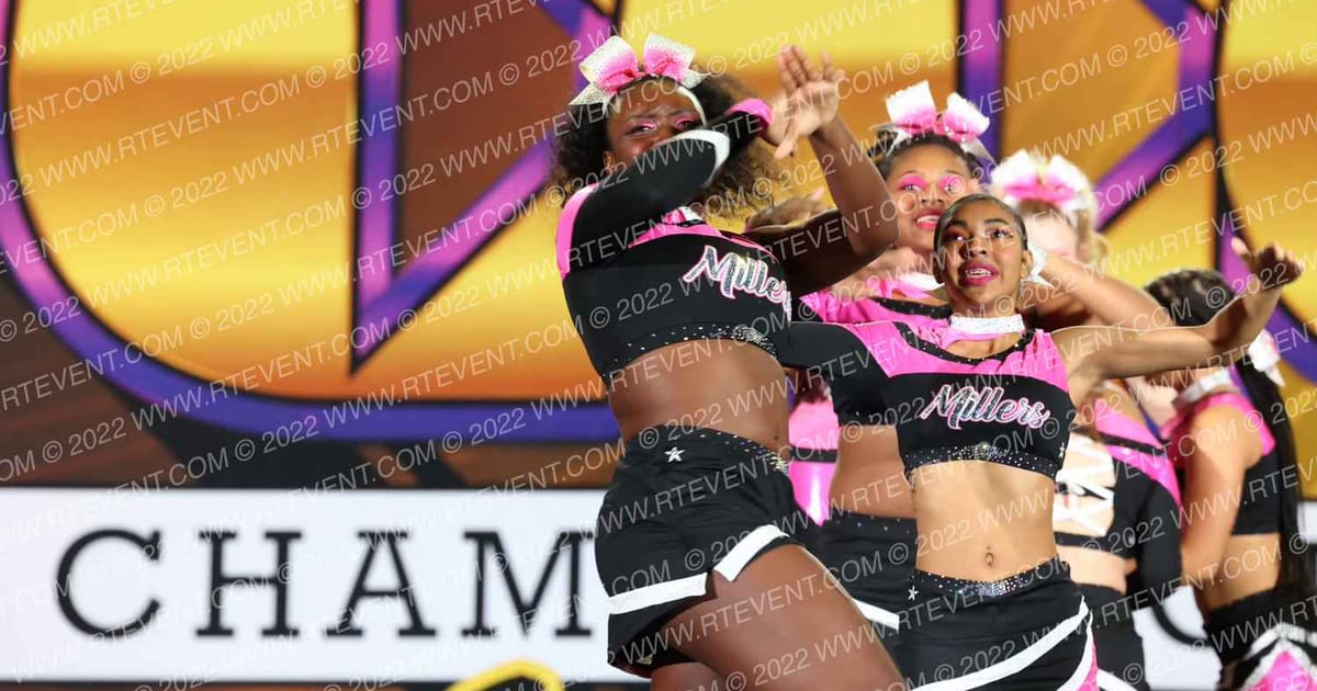 millers cheer stars BLACK OUT · March into the MADness Cheer and Dance Championships