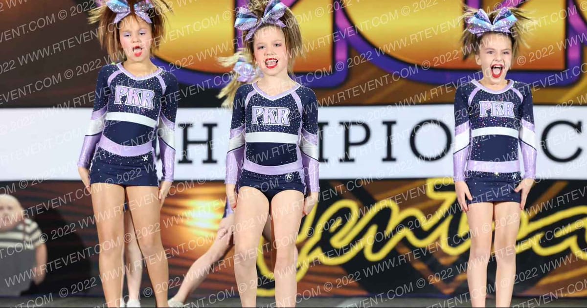 PKR Athletics Cheer Club White Lightning · March into the MADness Cheer and Dance Championships