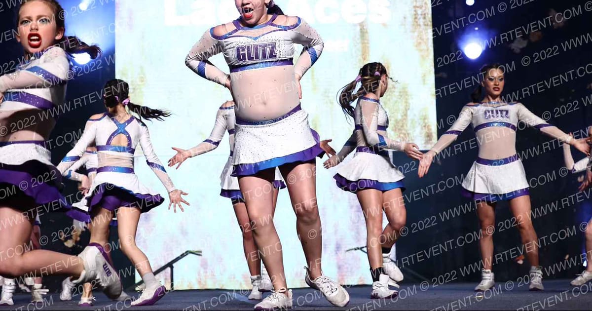 Glitz Allstar Cheer Lady Aces · Gold Rush Chicago