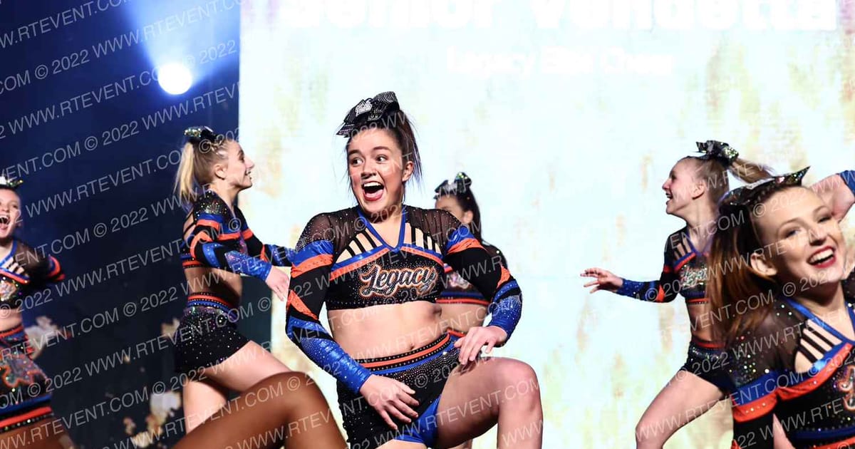 Legacy Elite Cheer Senior Vendetta · Gold Rush Chicago