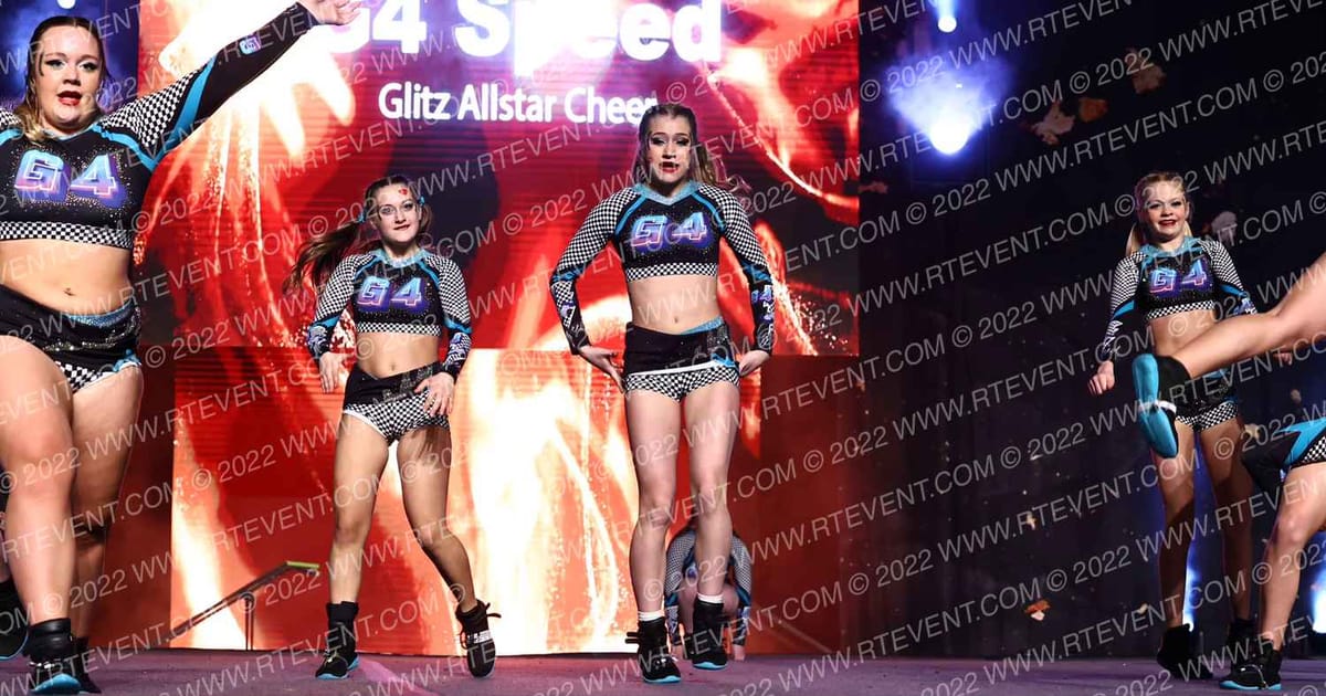 Glitz Allstar Cheer G4 Speed · Gold Rush Chicago