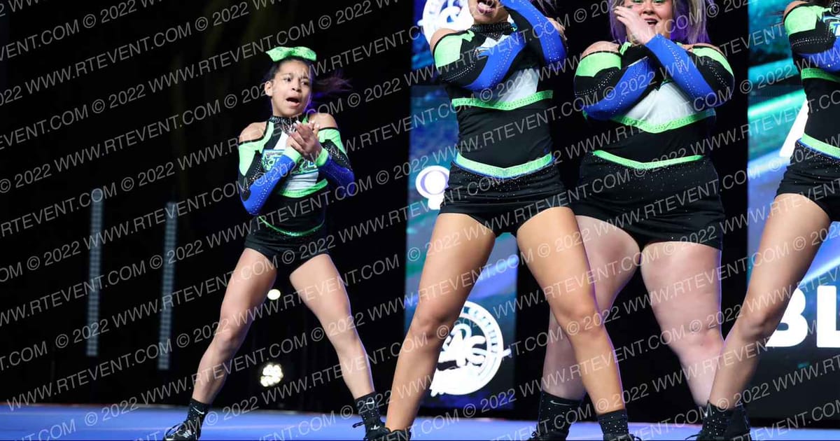 Elite Athletic Cheer Blackout · Virginia Beach Grand National Championship
