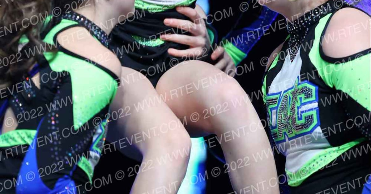 Elite Athletic Cheer Blue Crew · Virginia Beach Grand National Championship