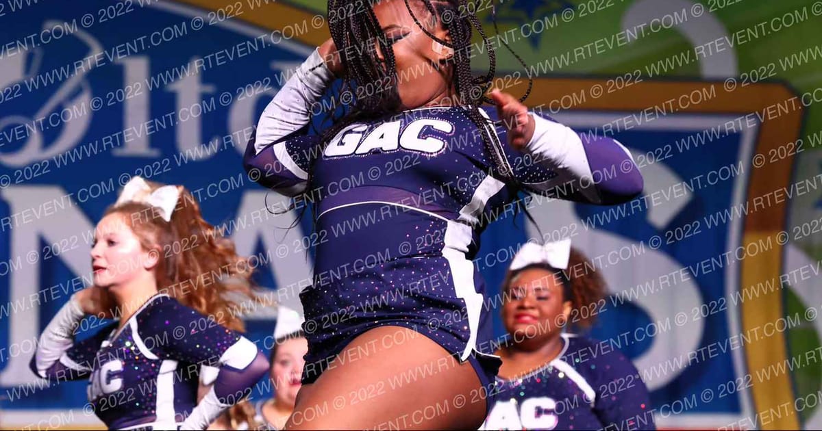 Greensboro All Star Cheerleading Senior Gold · CANAM