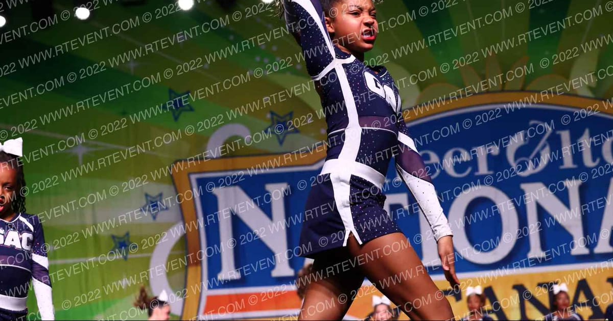 Greensboro All Star Cheerleading Black Diamonds · CANAM