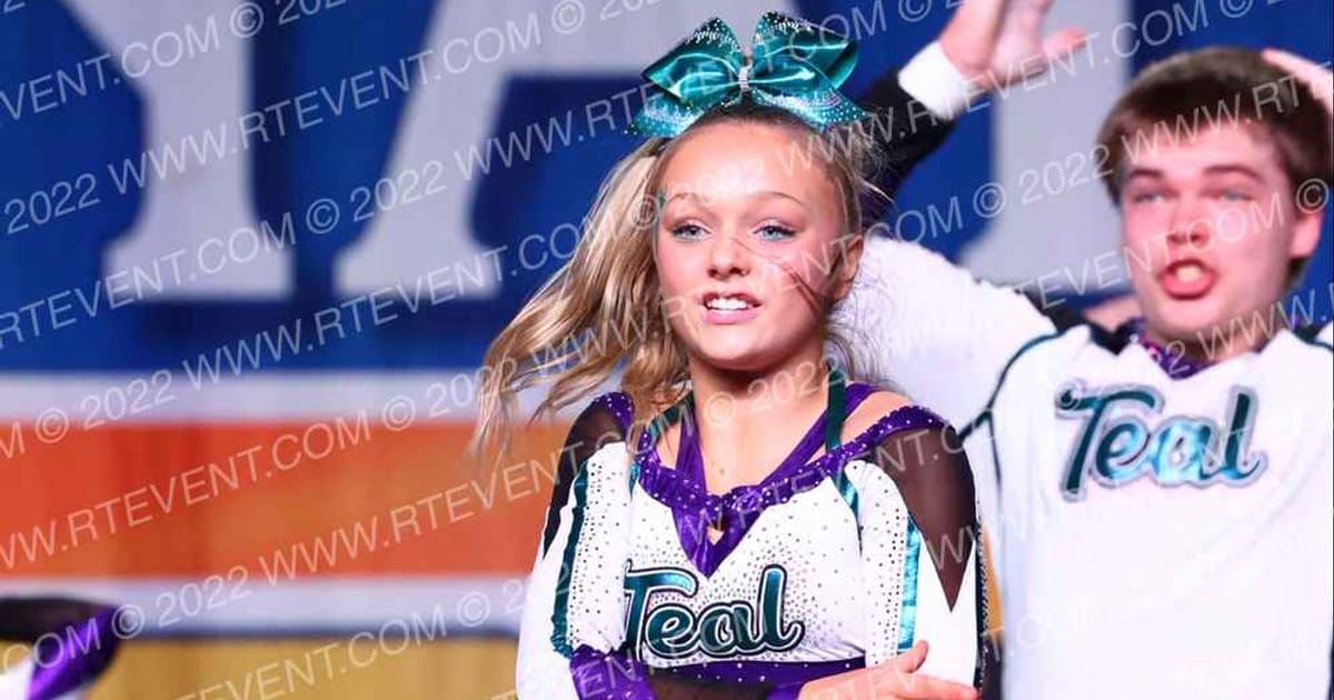 Charlotte Allstar Cheerleading Teal · CANAM