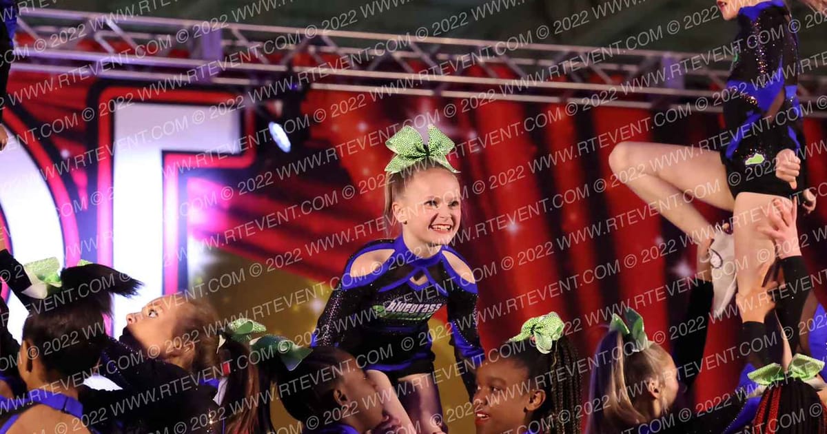 Bluegrass Cheercats Lime Leopards · ENCORE Louisville SHOWDOWN