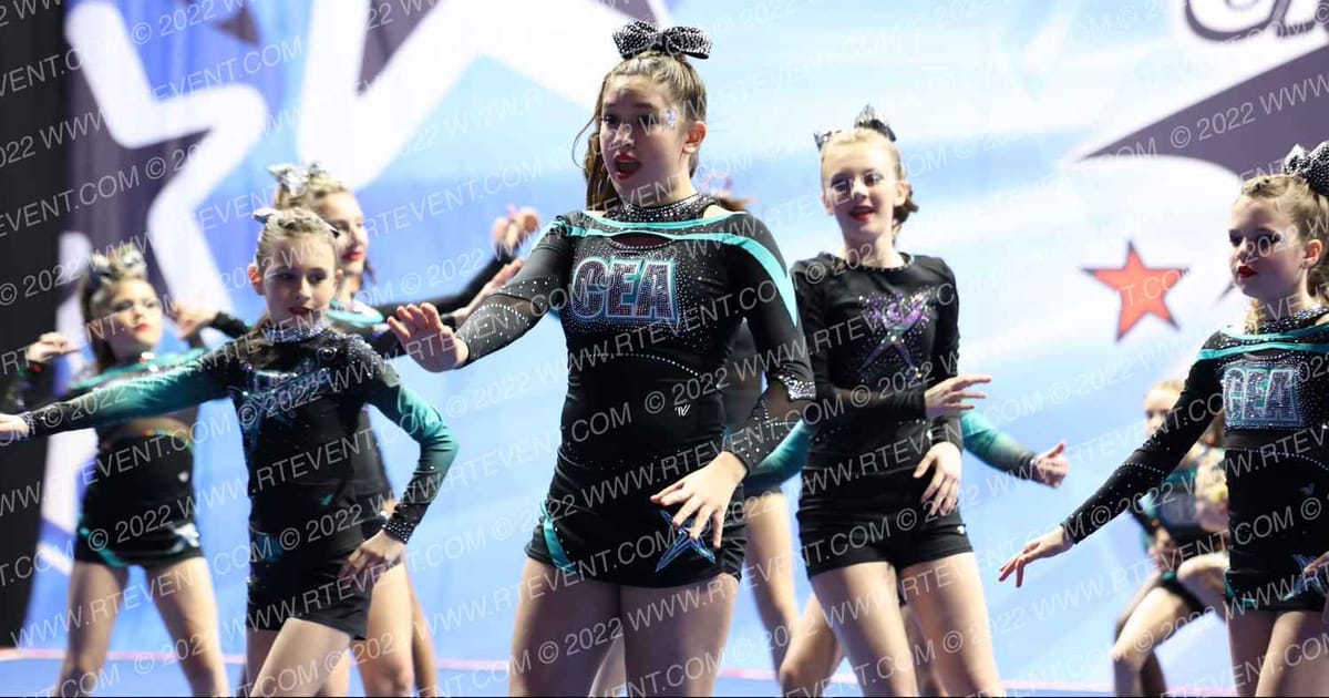 Cheer Extreme SOMD Teal Angels · SHAMROCK SHOWDOWN