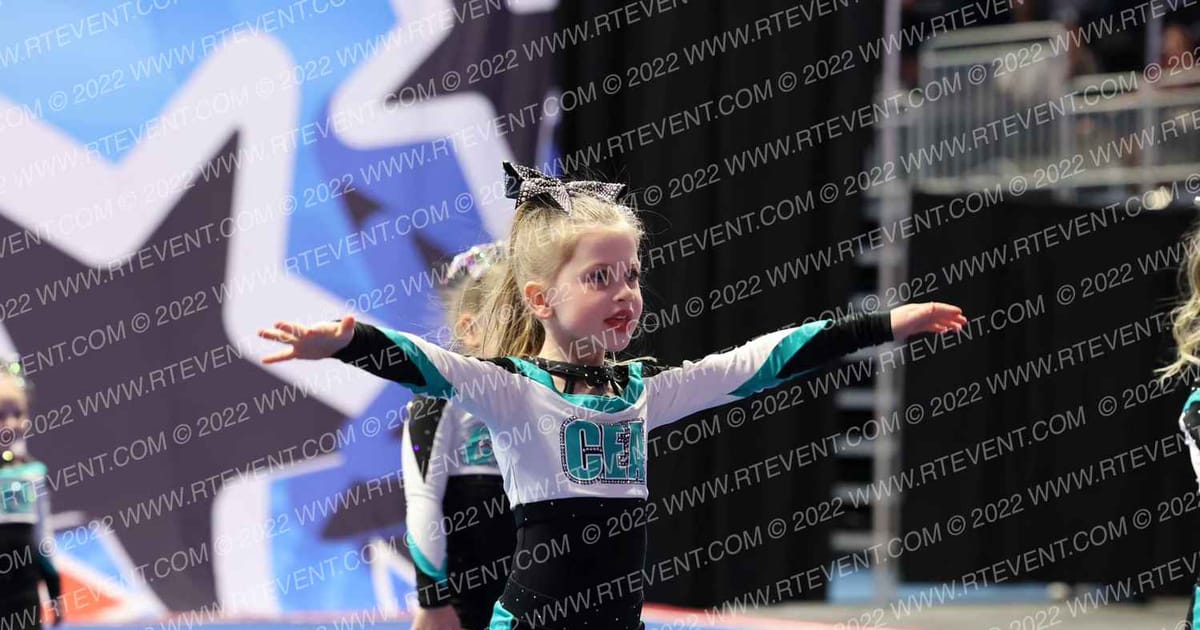 Cheer Extreme DMV Tiny Teal · SHAMROCK SHOWDOWN