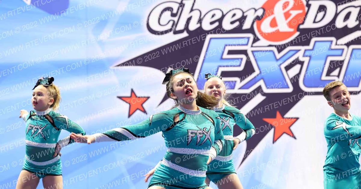 Cheer Extreme Fairfax Robo-Teal · SHAMROCK SHOWDOWN
