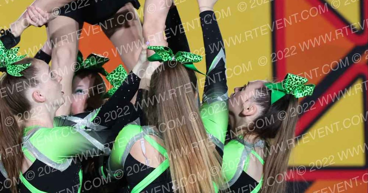 Xtreme Cheer Black Bombshells · Hooray fro Hollywood Cheer and Dance Championships