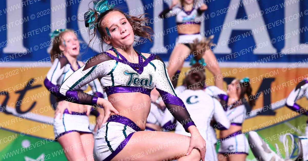 Charlotte Allstar Cheerleading Teal · CANAM