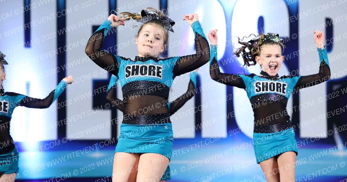 Shore All Stars Mini Aqua · CHEERSPORT Toms River Classic