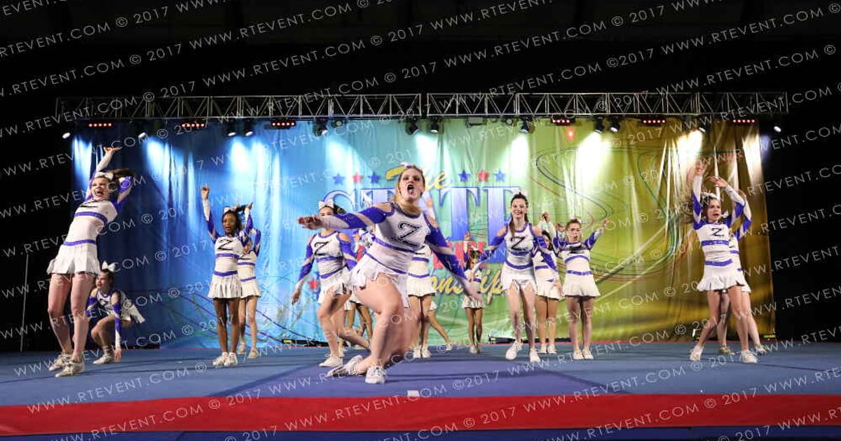 Zone Cheer All-Stars Steel · The STATE Daytona Beach Nationals DIDII