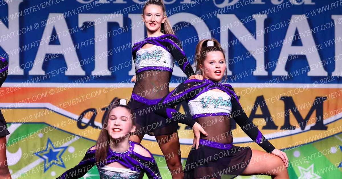 Cheer Infinity Allstars Stingrays · CANAM