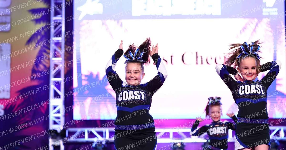 Coast Cheer Tiny Stingrays · ACDA Reach the Beach Ocean City Grand Nationals DIDII AllStar