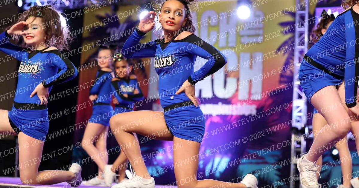 Cheer Extreme Fairfax ROBO TEAL · ACDA Reach the Beach Ocean City Grand Nationals DIDII AllStar