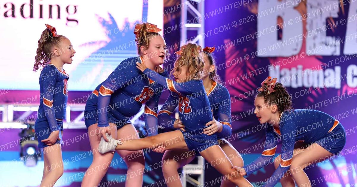 Pennsylvania Elite Cheerleading Young Justice · ACDA Reach the Beach Ocean City Grand Nationals DIDII AllStar