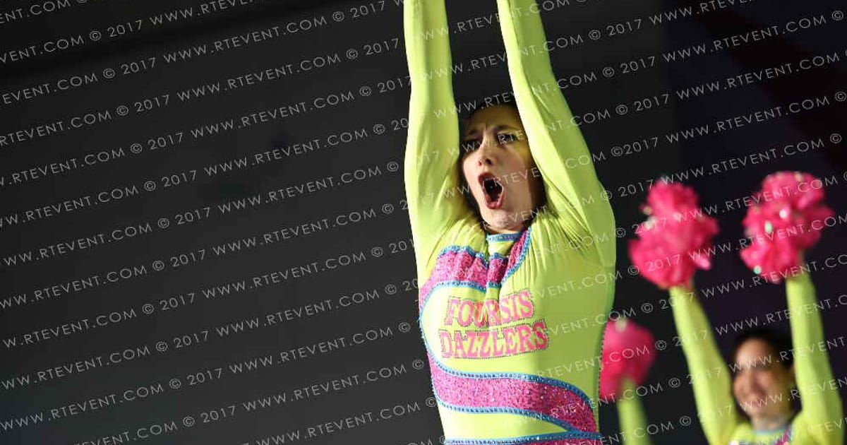 Foursis Dance Academy Foursis Dazzler Dance Team-Senior Large Pom · DanceFest Milwaukee Grand Nationals