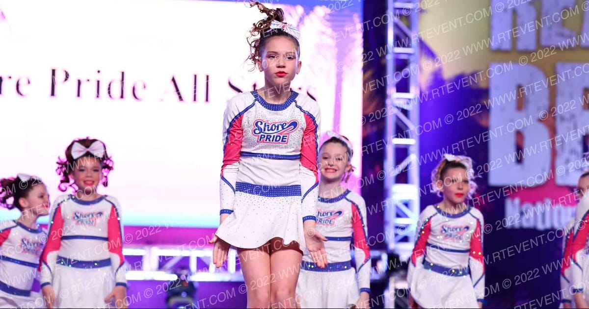 Shore Pride All Stars Glow · ACDA Reach the Beach Ocean City Grand Nationals DIDII AllStar