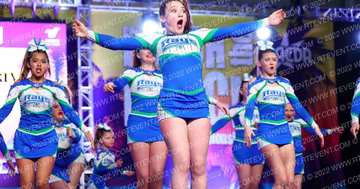 The Stingray Allstars Helix · ACDA Reach the Beach Ocean City Grand Nationals DIDII AllStar