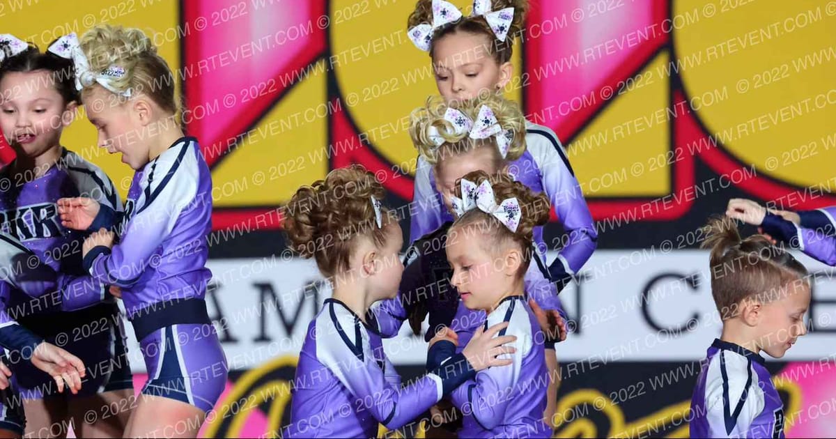 PKR Athletics Cheer Club Tiny Blizzard · Oh How Sweet it is Cheer and Dance Spectacular