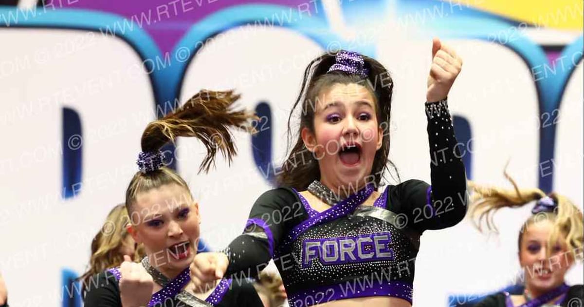 Express Cheer Force Platinum · Cheersport Boston