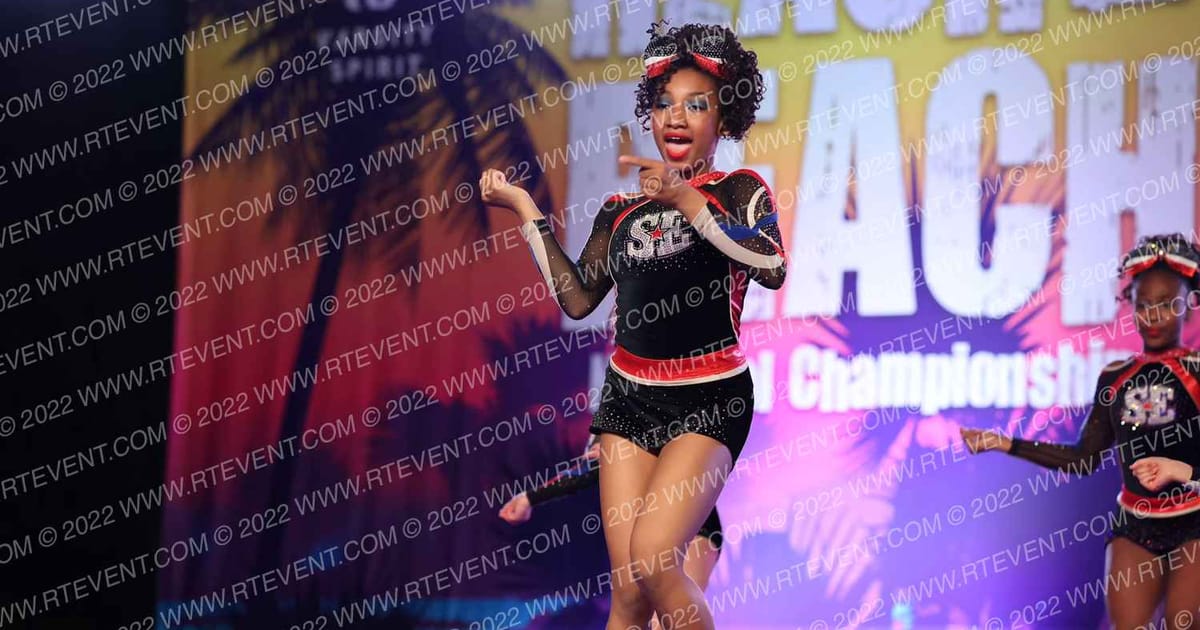 New Jersey Spirit Explosion FIRE · ACDA Reach the Beach Ocean City Grand Nationals DIDII AllStar