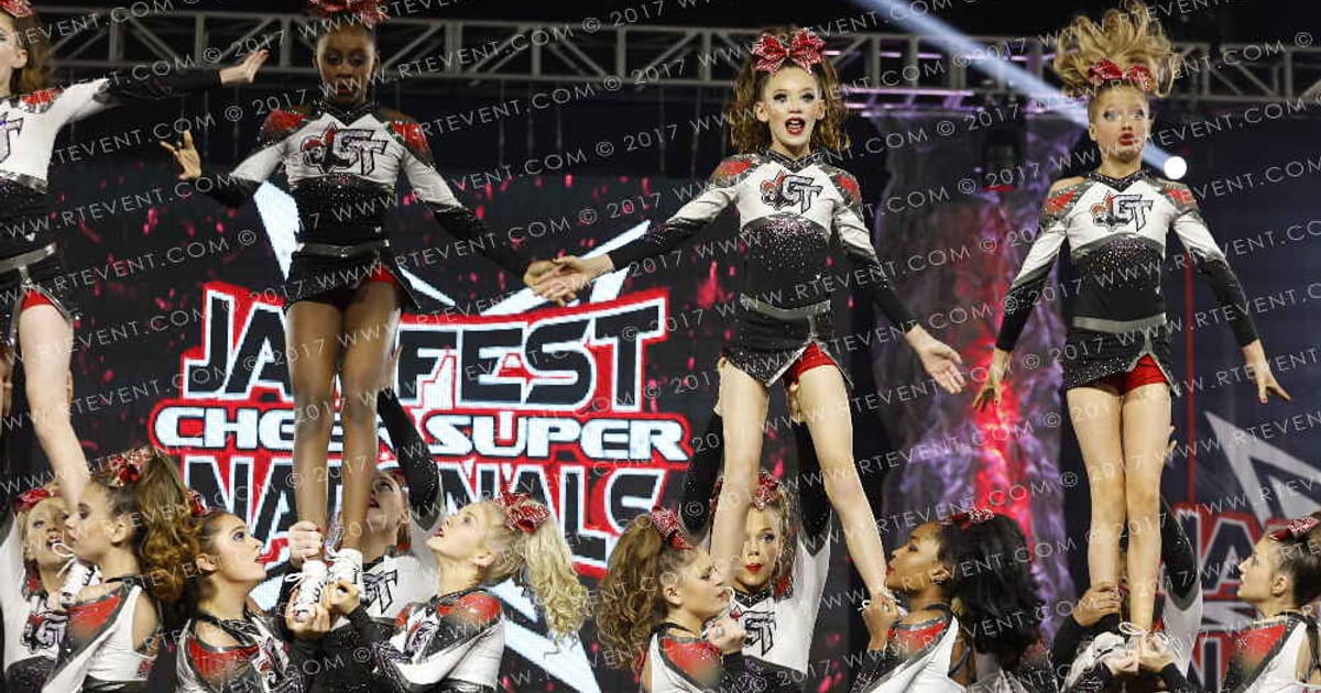 GymTyme All-Stars Scarlet · JAMFest Cheer Super Nationals