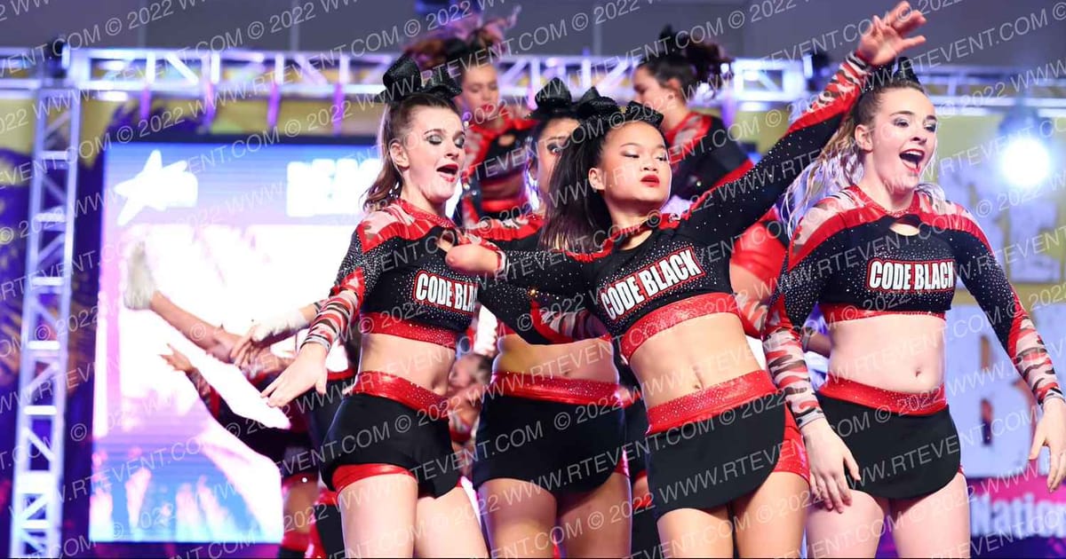 Airborne Elite All Stars Code Black · ACDA Reach the Beach Ocean City Grand Nationals DIDII AllStar