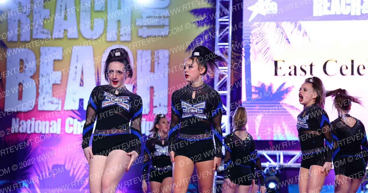 East Celebrity Elite Fierce 5 · ACDA Reach the Beach Ocean City Grand Nationals DIDII AllStar