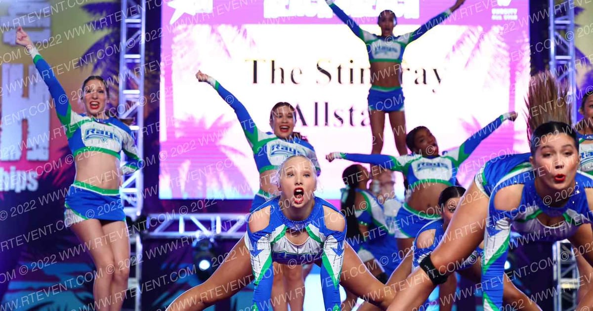 The Stingray Allstars X-Rays · ACDA Reach the Beach Ocean City Grand Nationals DIDII AllStar