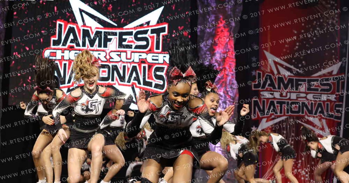 GymTyme All-Stars Blush · JAMFest Cheer Super Nationals
