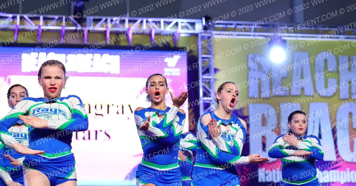 The Stingray Allstars Gamma · ACDA Reach the Beach Ocean City Grand Nationals DIDII AllStar