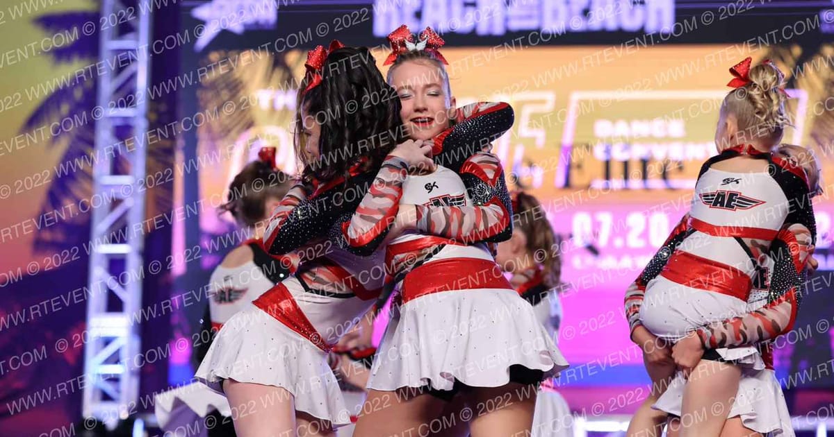 Airborne Elite All Stars Charlie's Angels · ACDA Reach the Beach Ocean City Grand Nationals DIDII AllStar
