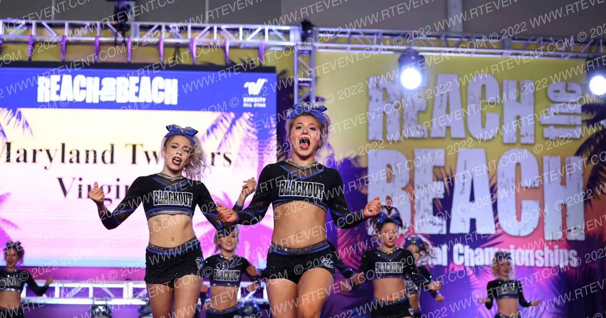 Maryland Twisters Virginia Blackout · ACDA Reach the Beach Ocean City Grand Nationals DIDII AllStar