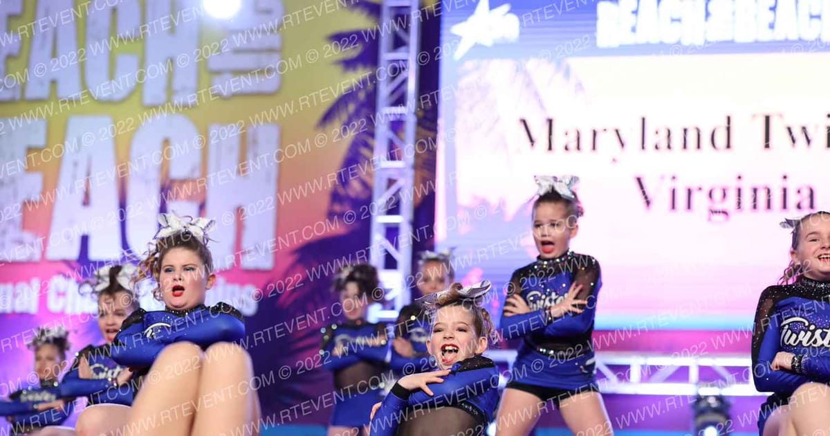 Maryland Twisters Virginia Flame · ACDA Reach the Beach Ocean City Grand Nationals DIDII AllStar