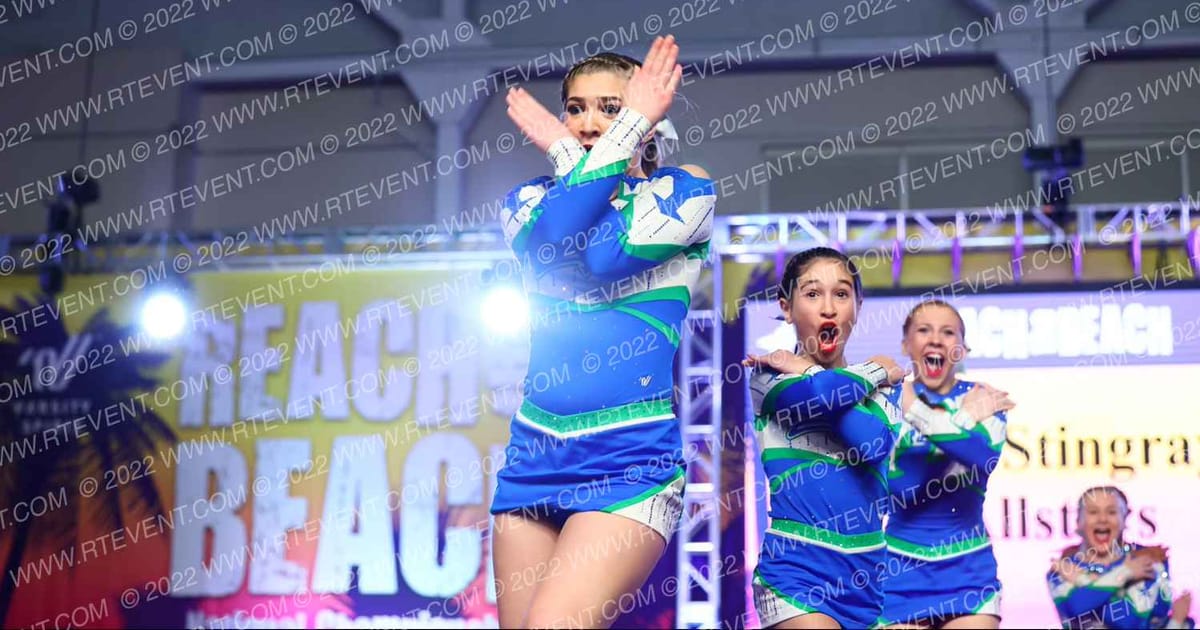 The Stingray Allstars Solar · ACDA Reach the Beach Ocean City Grand Nationals DIDII AllStar