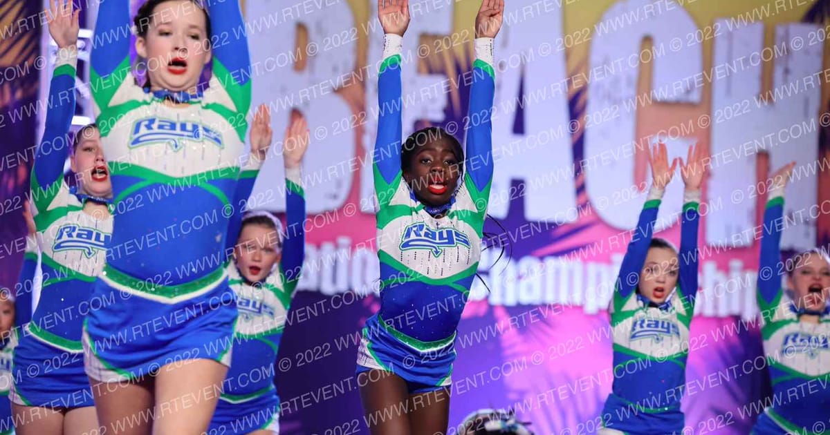 The Stingray Allstars Gamma · ACDA Reach the Beach Ocean City Grand Nationals DIDII AllStar