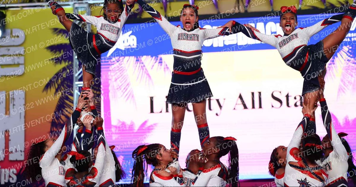 Liberty All Stars ENVY · ACDA Reach the Beach Ocean City Grand Nationals DIDII AllStar